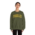 thumbnail image 4 of Poodle Sweatshirt Gifts Crew Neck Shirt Long Sleeve Unisex, 4 of 7