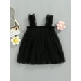 thumbnail image 2 of Bagilaanoe Toddler Baby Girl Tulle Dress Pleated Sleeveless A-line Princess Dresses 6M 12M 24M 3T 4T 5T Casual Swing Sundress, 2 of 8