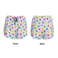 thumbnail image 3 of Pofeuu Bear And Polka Dot Print Women's Athletic Shorts Running Workout Shorts Tummy Control Quick Dry Gym Shorts with Pockets Double layer sports shorts-Medium, 3 of 7