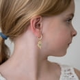 thumbnail image 4 of TINGN Star Hoop Earrings for Women Girls S925 Sterling Silver Post Minimalist Hoop Sleeper Earring, 4 of 5