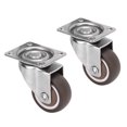 thumbnail image 2 of Castor Wheels,2Pcs Metal Casters 33lb Universal Casters Swivel Plate Caster Unbeatable Value, 2 of 14