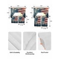 thumbnail image 5 of 4th of July Swag Kitchen Curtains Sets for Windows 24 Inch Length, Independence Day Mountain Forest Short Window Curtain Panels Swags Valances and Tiers 3 Piece Set for Cafe/Dining Room, 5 of 5