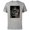 Athletic Heather, variant on Alien 45th Anniversary AVP: Alien vs. Predator Xenomorph - Short Sleeve Cotton T-Shirt for Adults - Customized-Black