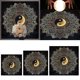 thumbnail image 2 of Square Shape Pendulum Divinations Mat Altar Tablecloth Board Game Card Pad Rune Table Cloth Metaphysical Board Game Mat 60x60cm, 2 of 4
