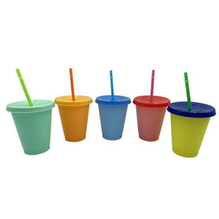 

Fullvigor Color Changing Cold Plastic Colorful Drink Cups Temperature Sensitive