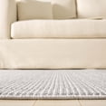 thumbnail image 4 of SAFAVIEH Martha Stewart Serenity Kenyon Solid Area Rug, Grey/Ivory, 5'3" x 7'6", 4 of 10