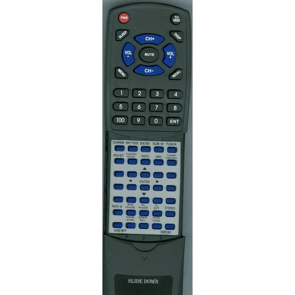 Replacement Remote for SAMSUNG AH59-01867F, RTAH5901867F, AH5901867F, AVR720, HTAS720S, HTAS720ST, HTAS720