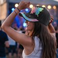 thumbnail image 6 of Hsqqdc Rhinestones Butterfly Baseball Cap, Bling Adjustable Sun Hat for Outdoor Sport, 6 of 7