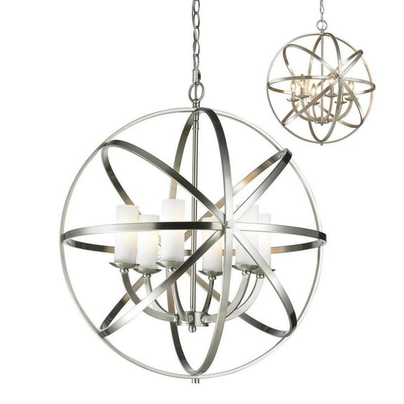 Burge's Lane 6 Light Pendant in Metropolitan Style 23.82 inches Wide By 26.25 inches High Bailey Street Home 372-Bel-1759387