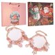 thumbnail image 2 of Calendario navideño 2023, calendario de adviento, pulsera de bricolaje para niñas y niños, dorado, dorado, 2 of 5