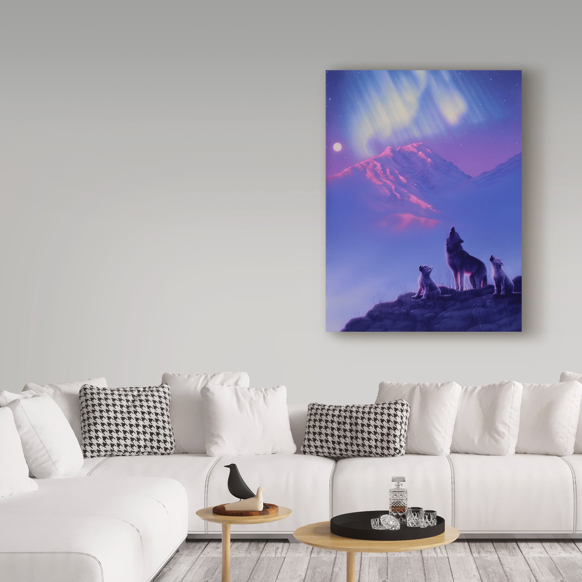 Trademark Fine Art 'Moon Song' Canvas Art by Kirk Reinert