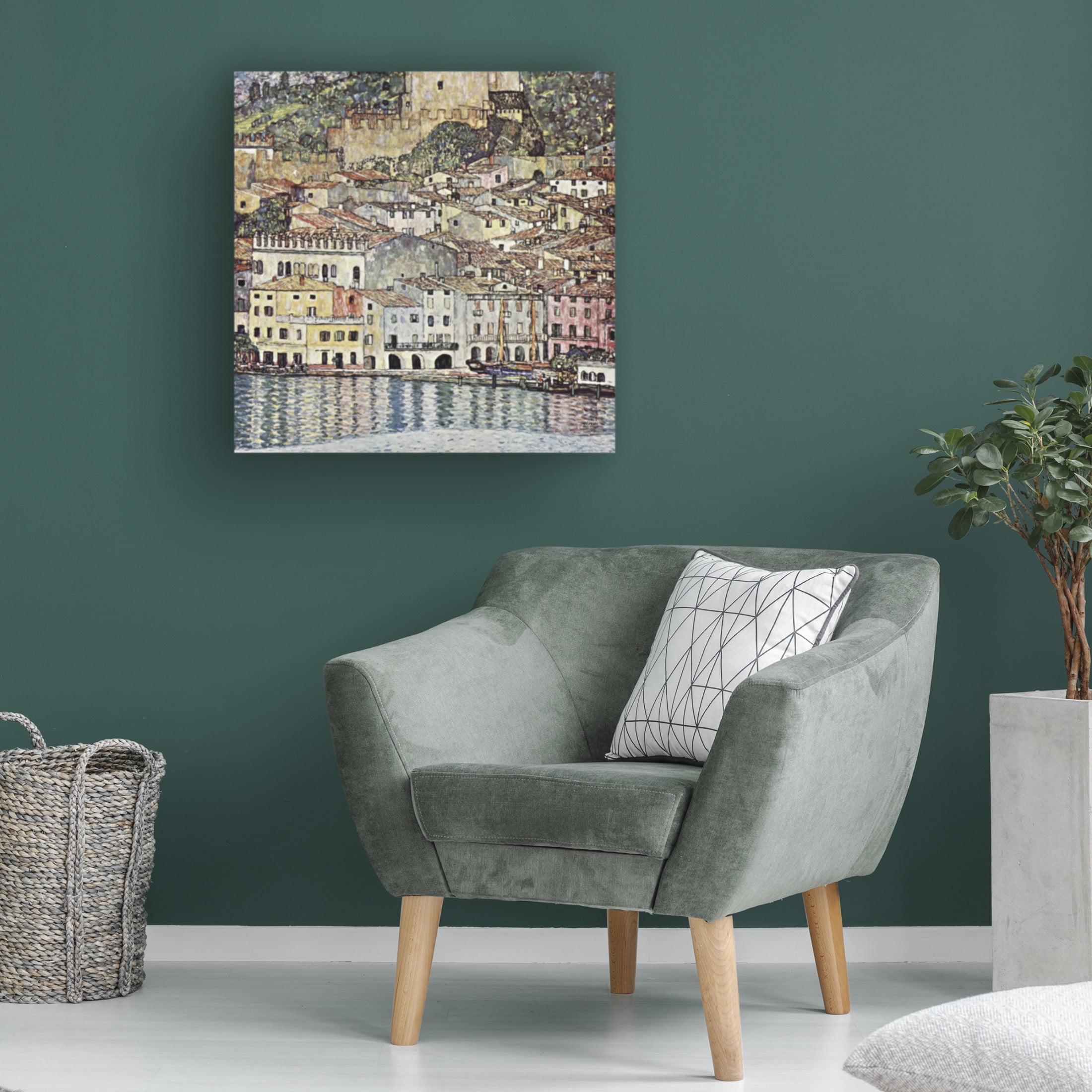 Trademark Fine Art Gustav Klimt Klimt Coastal Villages II Canvas Wall Art