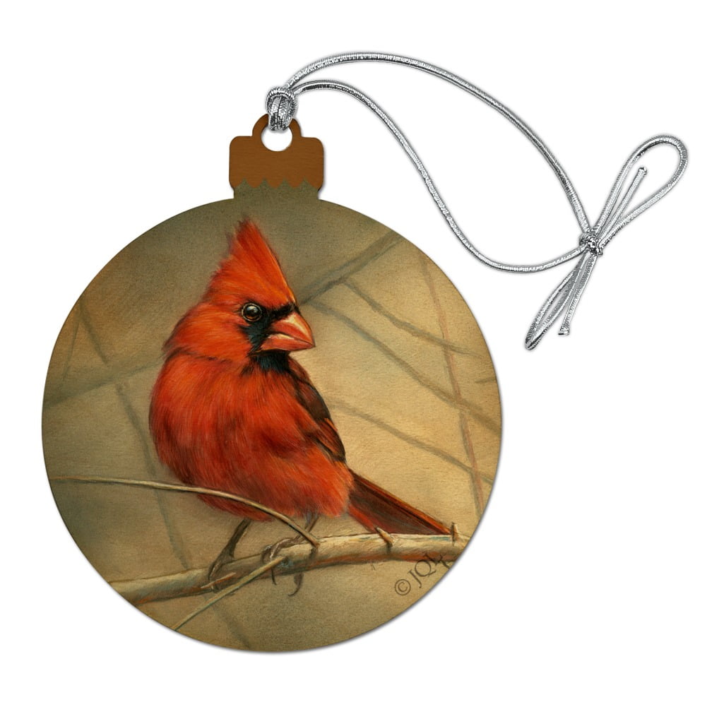 Cardinal Christmas Tree Ornaments 