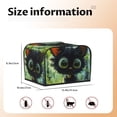 thumbnail image 5 of Daiia Cute Big-Eyed Black Cat Pattern 4 slice Toaster Cover, Toaster Appliance Dust-proof Cover For Kitchen Small Appliance Dust Cover and Fingerprint Protection, 5 of 7