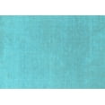 thumbnail image 1 of Ahgly Company Indoor Rectangle Solid Light Blue Modern Area Rugs, 7' x 10', 1 of 4