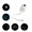5PCS Projection Films, variant on Portable 2-in-1 Galaxy Starry Sky Night Light Projector with 3 Projection Films, 360° Rotating Design and USB Power Eye‑Caring LED Night Light Projector for Bedroom Car Ceiling Decor