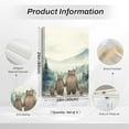 thumbnail image 2 of Nursery Animal Wall Art Woodland Bear Wall Decor Wild Forest Animals Canvas Pictures Baby Nursery Woodland Poster Watercolor Forest Painting Family of Four for Boy Kids Bedroom 16x24x3 Inch Framed, 2 of 5