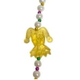 thumbnail image 5 of 40" Purple, Green and Gold Jester Bead Necklace (Dozen), 5 of 5