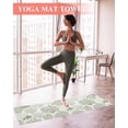 thumbnail image 2 of Coastal Sage Green Yoga Towel for Hot Yoga Non Slip, Ocean Coral Starfish Shell Modern Yoga Mat Towel Absorbent Yoga Sweat Towels Microfiber Hot Yoga Blanket for Bikram Pilates 26"x74", 2 of 7