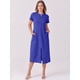 thumbnail image 2 of Vestido midi ANRABESS 2025 casual de verano de manga corta para mujer, 2 of 6