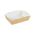 thumbnail image 4 of Restaurantware-Cafe Vision 34 Ounce Take Out Food Containers, 50 Click Lock Disposable Lunch Boxes - Clear Lids Sold Separately, Hot And Cold Dishes, Kraft Paper To Go Food Containers, 4 of 10