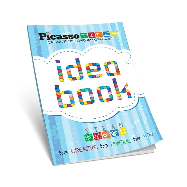 Idea Book PicassoTiles STEAM, 230 páginas, para niños a partir de 3 años