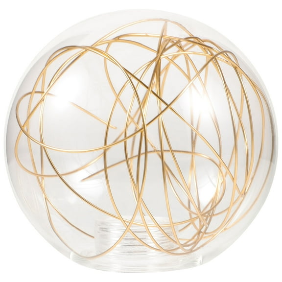 heka Clear Glass Globe Lampshade Replacement for Ceiling/Floor Lamps & Chandeliers