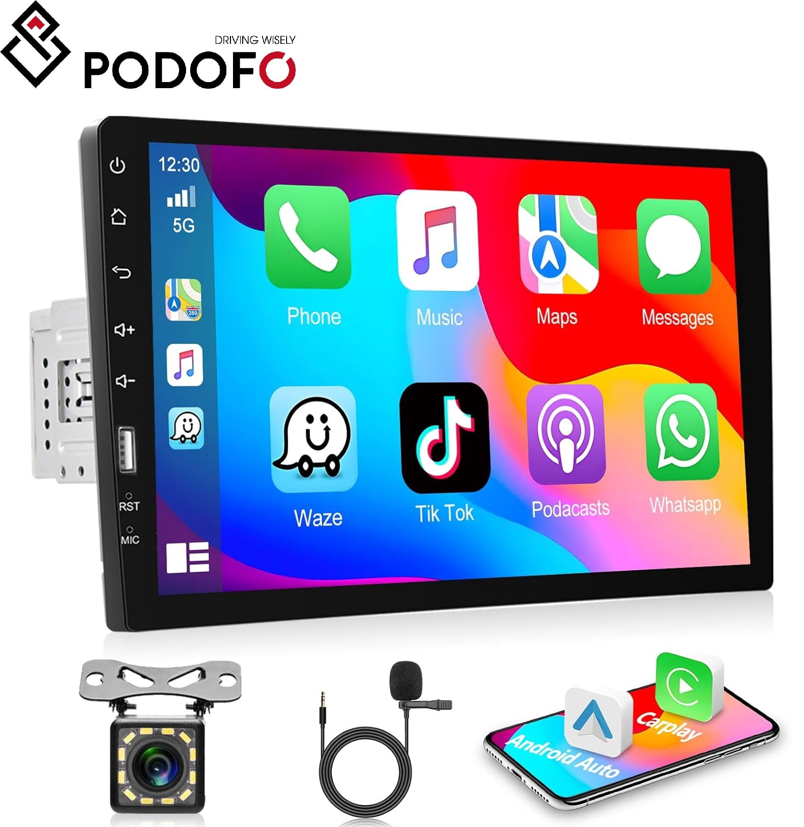 カーナビ CarlinKit TBox Plus Android Auto/CarPlay Carlinkit Tbox Plus Android 13.0 CarPlay AI Box-Wireless Apple