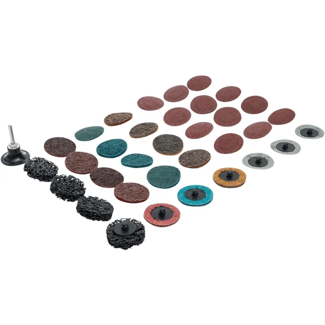 JUEGO DISCOS ABRASIVOS | PLATO LIJADOR | Ø 50 MM | BGS 6649