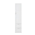 thumbnail image 4 of FFZ Standard Kitchen Pantry Tall Freestanding Cabinet With One Door And Two Drawers White, 4 of 11