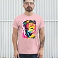 thumbnail image 3 of Tee Hunt Dean Russo Colorful Marilyn T-Shirt Neon Hot Symbol Starlet Men's Tee, Light Pink, 5X-Large, 3 of 5