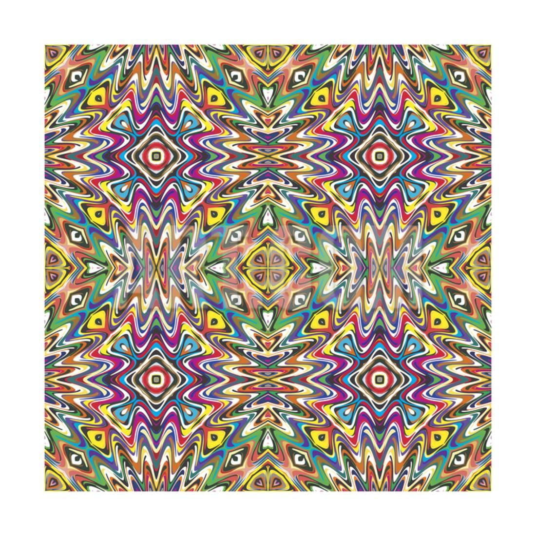 Mexican Pattern Print Wall Art By Sangoiri