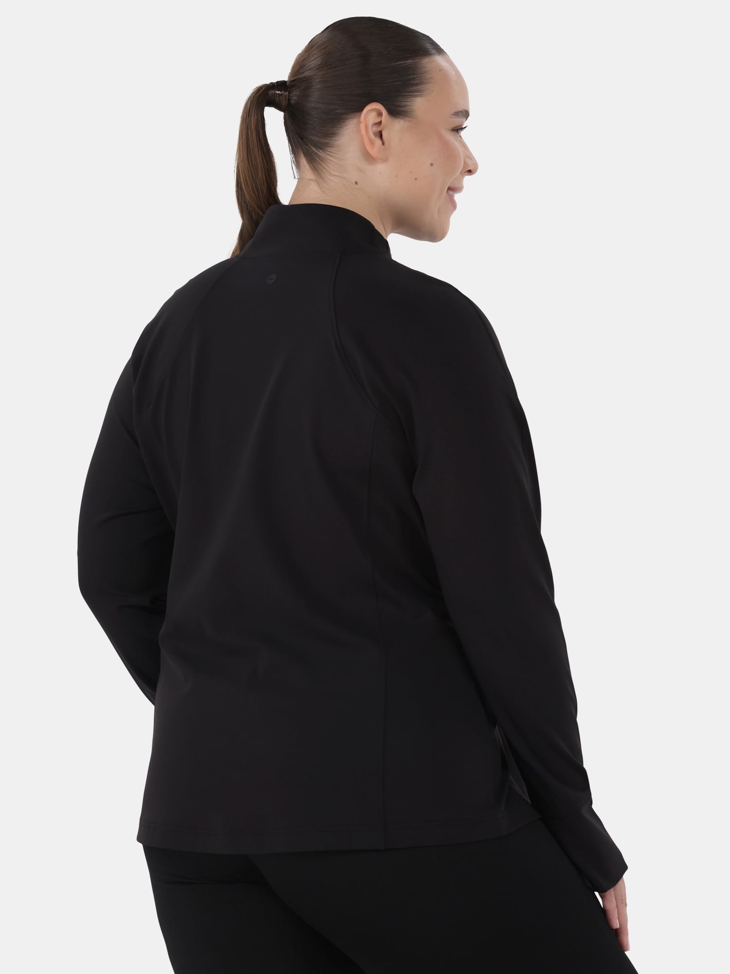 Avia Women's and Women's Plus SoftSculpt Zip-Up Active Jacket, Sizes XS-4X
