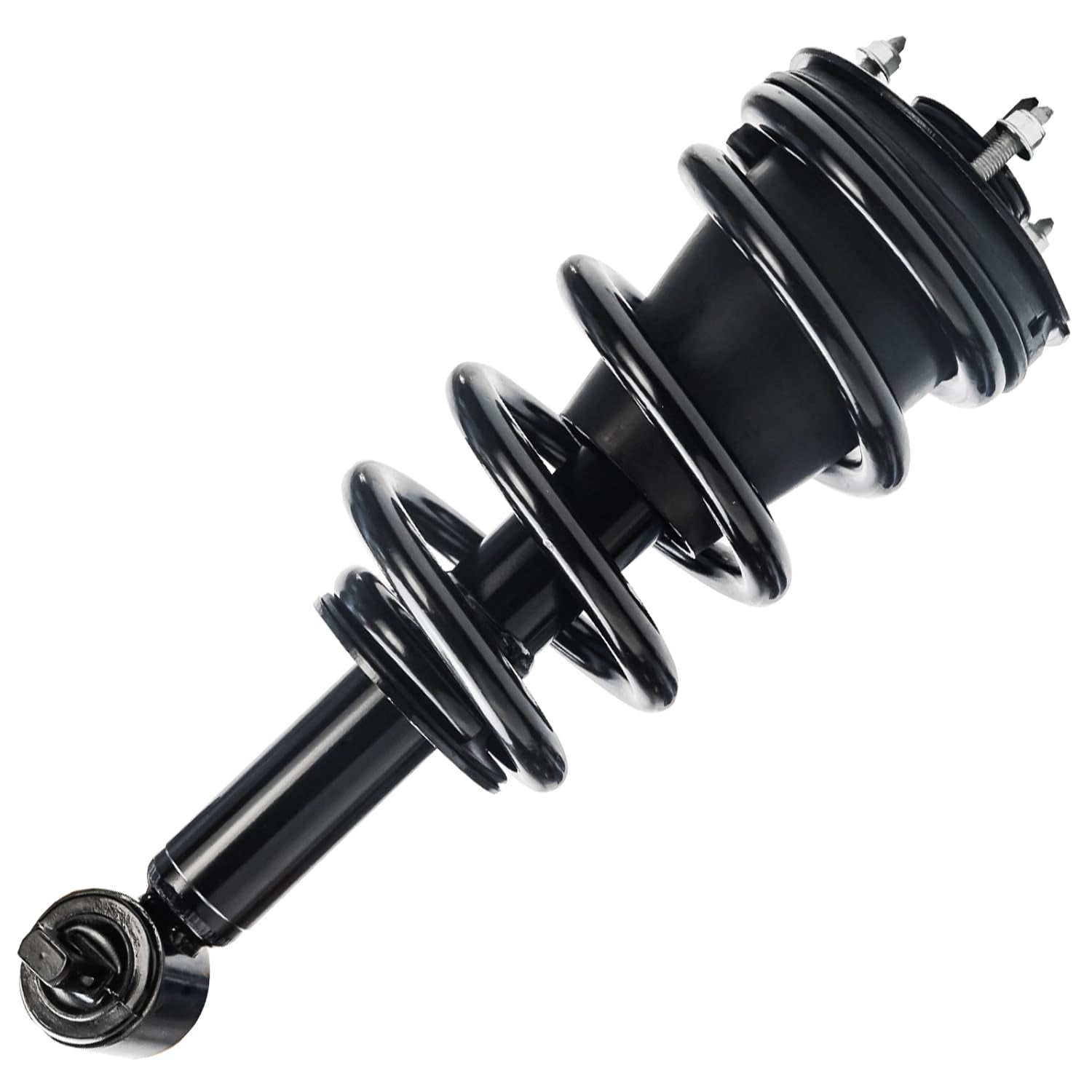Detroit Axle - 4WD Front End Suspension Kit for 14-18 GMC Chevy Silverado Sierra 1500, Struts with Coil Spring Upper Control Arms with Ball Joint Assembly 2014 2015 2016 2017 2018 Replacement