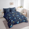 thumbnail image 3 of Homewish Animal Dinosaur Twin Bedding Sets 7-Piece for Teens Boys Girls,Kawaii Woodland Dino Bedding Comforter Set Microfiber,Cartoon Jungle Wildlife Breathable Sheet Sets,Lightweight Room Decor, 3 of 8