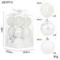 thumbnail image 2 of Luoshdecor 12 PCS Christmas Ball Ornaments,6cm/2.36" Glitter Shatterproof Christmas Balls,for Small Xmas Tree Decor Home Indoor Decor, 2 of 7