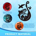thumbnail image 3 of 5 pegatinas reflectantes de vinilo para coche con diseño de ciervo, oso, pájaros y caza, para exteriores, impermeables, para parachoques, ventanas, coches, camiones, portátiles, botellas de agua y, 3 of 8