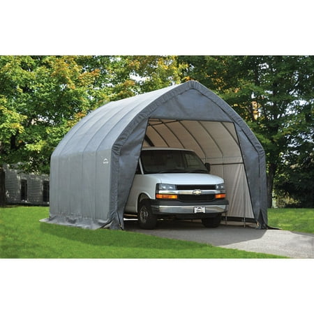 Garage-In-A-Box 13x20' x 12'Peak Style for SUV/Truck, Gray