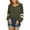 Green, variant on gakvbuo Plus Size Pullover Sweaters For Women Long Sleeve Sweatshirts Fall Tunic Tops Women Casual Drawstring Hooded Stitching Long-sleeved Pullover Tops