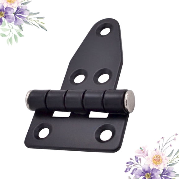 MEIBUTYUP Black Thickened Stainless Steel T-Type Spring-Loaded Hinge, 1 Piece for Doors and Cabinets