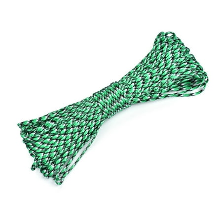 

550Lbs Diameter 4mm 9 Core Braided Nylon Umbrella Rope for Outdoor Camping Clothesline (Green Camouflage)