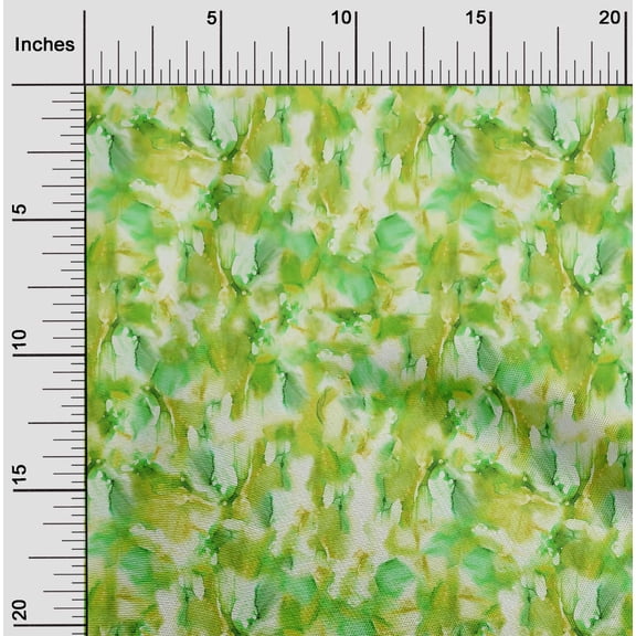 oneOone Organic Cotton Poplin Twill Fabric Texture Watercolor Print Fabric BTY 42 Inch Wide