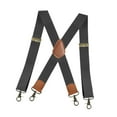 thumbnail image 2 of Tirantes para hombre para pantalones casuales grandes y altos, tirantes para eventos formales Gris oscuro, 2 of 9