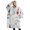 White Christmas Gnome, variant on Oversized Wearable Blanket Hoodie,White Christmas Santa and Tree Pattern Sherpa Blanket Hoodie with Super Pockets,Super Warm Fuzzy Pullover for Women & Men