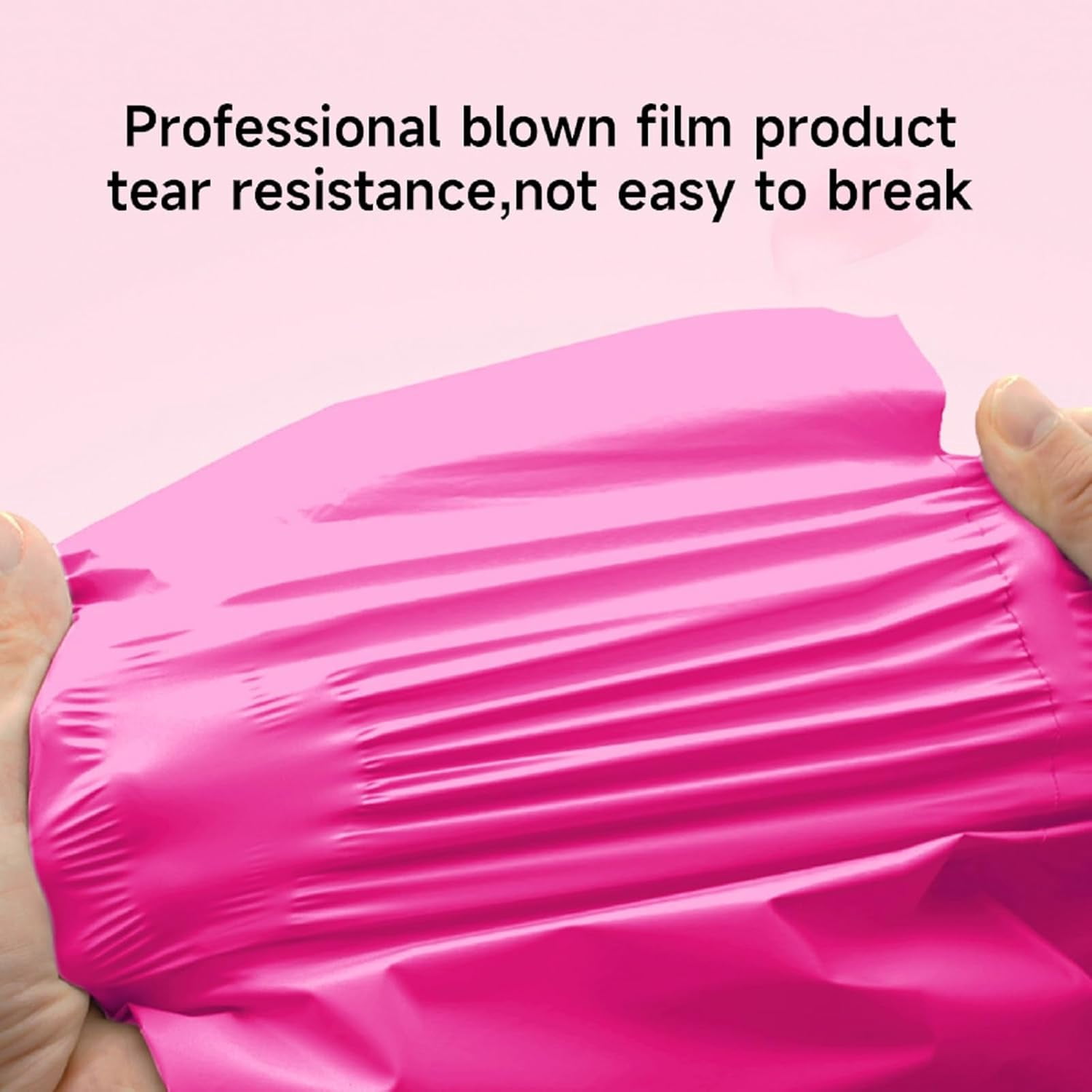 TRAEKESYI Pink Poly Mailers 14.5X19 100 Pack, Strong Adhesive Shipping Envelopes for Clothing/Shirt, Poly Bags for Small Businesses, Waterproof Mailing for Shipping, Packages Bags