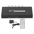 thumbnail image 2 of SDI Splitter 4x1, 4 Input 1 Output Multimedia Split SDI Extender Adapter 1080P Resolution, Support SD - SDI, HD - SDI, 3G - SDI Signals, for TV Stations Security Monitor, 2 of 7