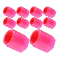 Phenofice Pink Night Glow Valve Caps Rubber Car Accessories Increased Visibility