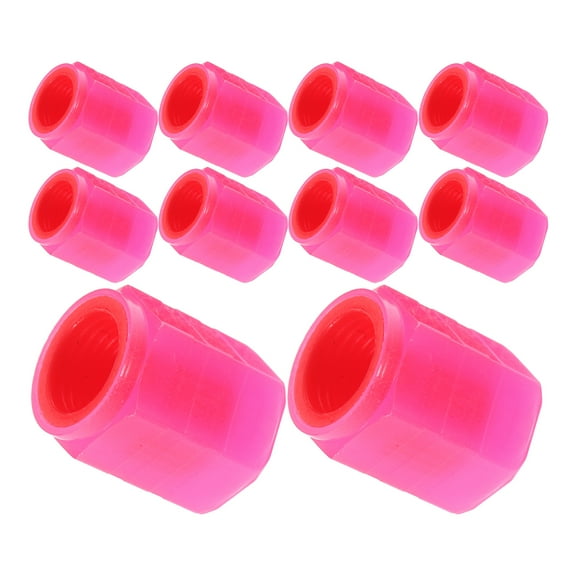 Phenofice Pink Night Glow Valve Caps Rubber Car Accessories Increased Visibility