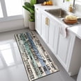 thumbnail image 4 of Farmhouse Kitchen Area Rugs Non Slip Kitchen Rugs and Mats Washable Kitchen Mats for Kitchen Floor Mat Carpet Runner Area Rug for Hallway Laundry Decor 17"x47", 4 of 6