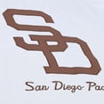 thumbnail image 5 of Men's Mitchell & Ness  White San Diego Padres Cooperstown Collection Arctic T-Shirt, 5 of 7
